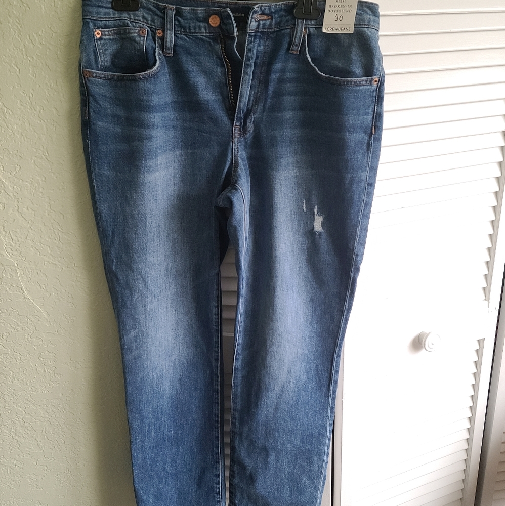 J. Crew boyfriend jeans
